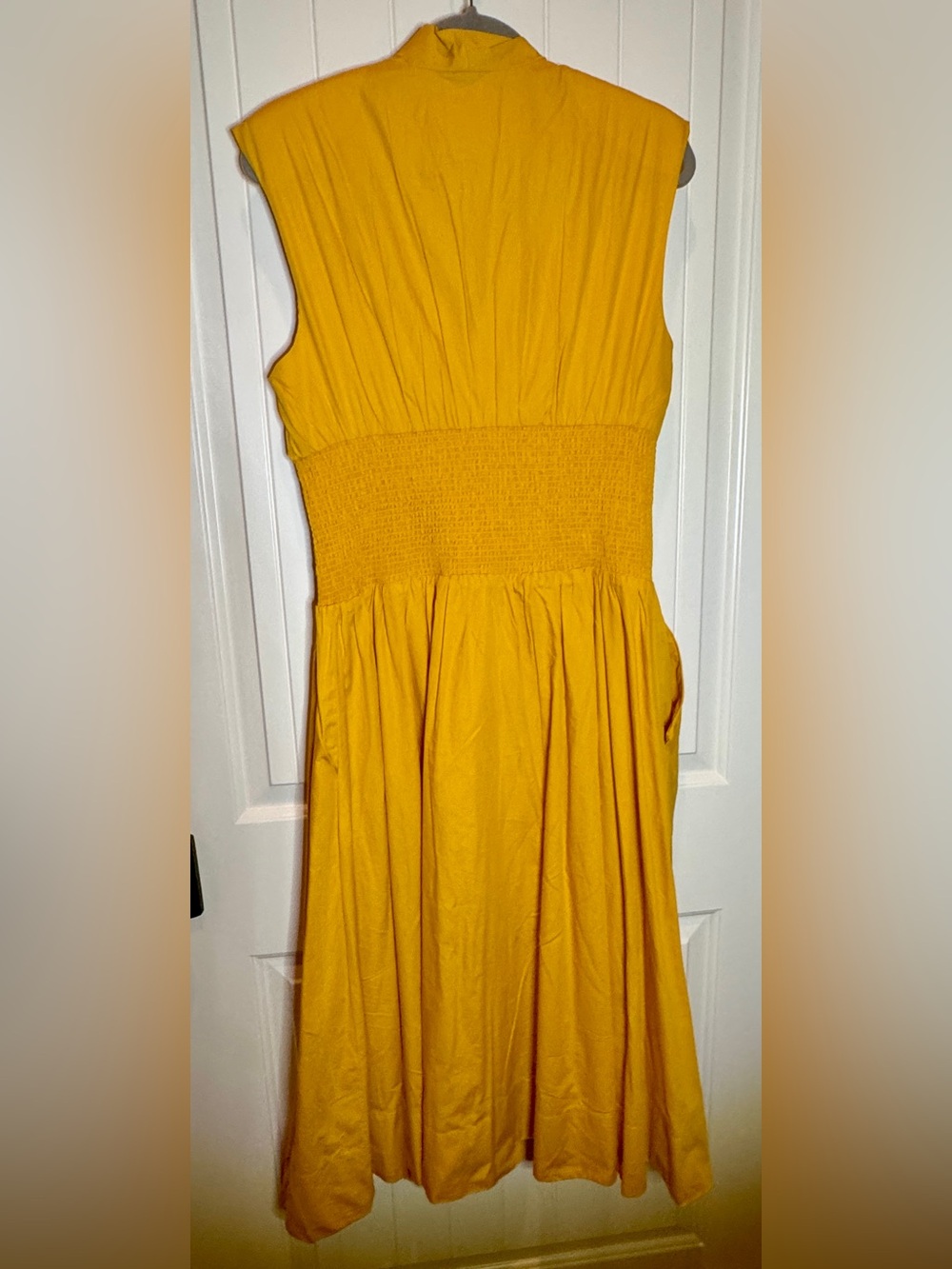 Anthropologie Tommie Zip Front Midi Dress- L - Picture 5 of 5
